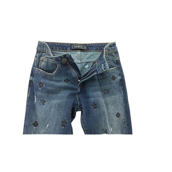 Raw Prvctr Faded Women's Blue Jeans Size 28 - Picture 4 of 11